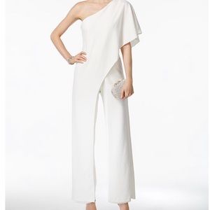 Adrianna Papell One Shoulder Jumpsuit